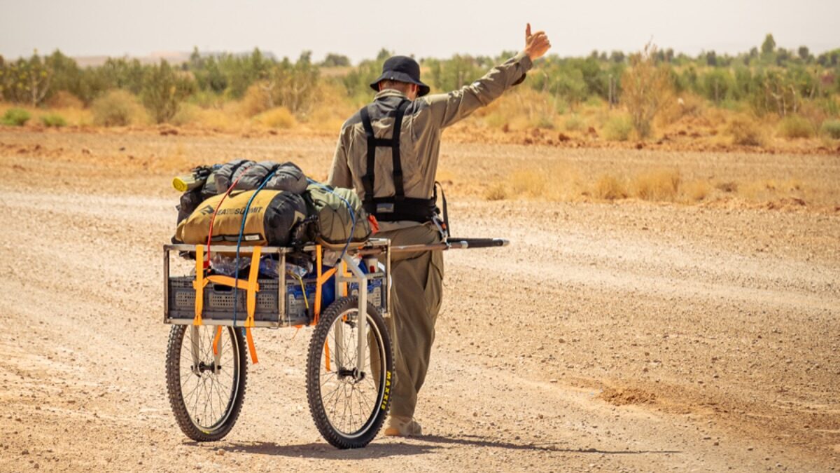 Un aventurier traverse le désert marocain lors d'une expédition de la Norvège à l'Amazonie " Explorersweb 12 Un aventurier traverse le désert marocain lors d'une expédition de la Norvège à l'Amazonie " Explorersweb - 11