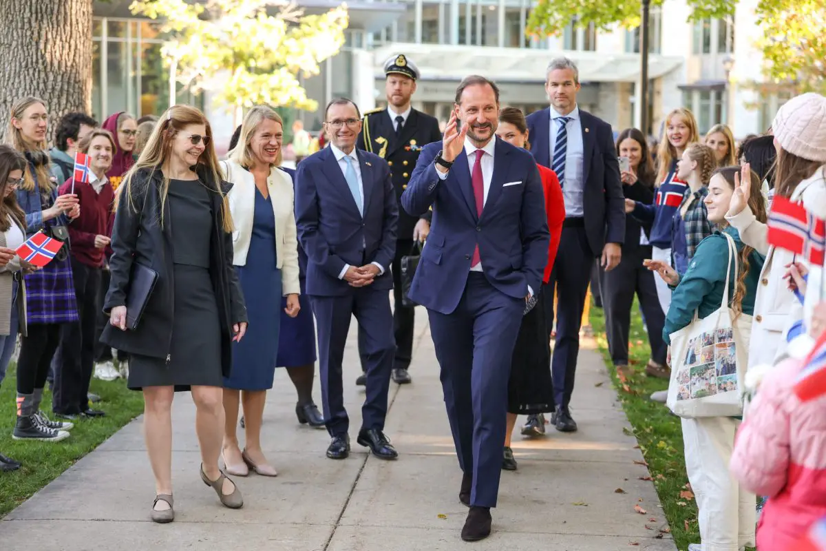 Le prince héritier Haakon Magnus de Norvège en visite sur le campus - St. Olaf College 36 Le prince héritier Haakon Magnus de Norvège en visite sur le campus - St. Olaf College - 35