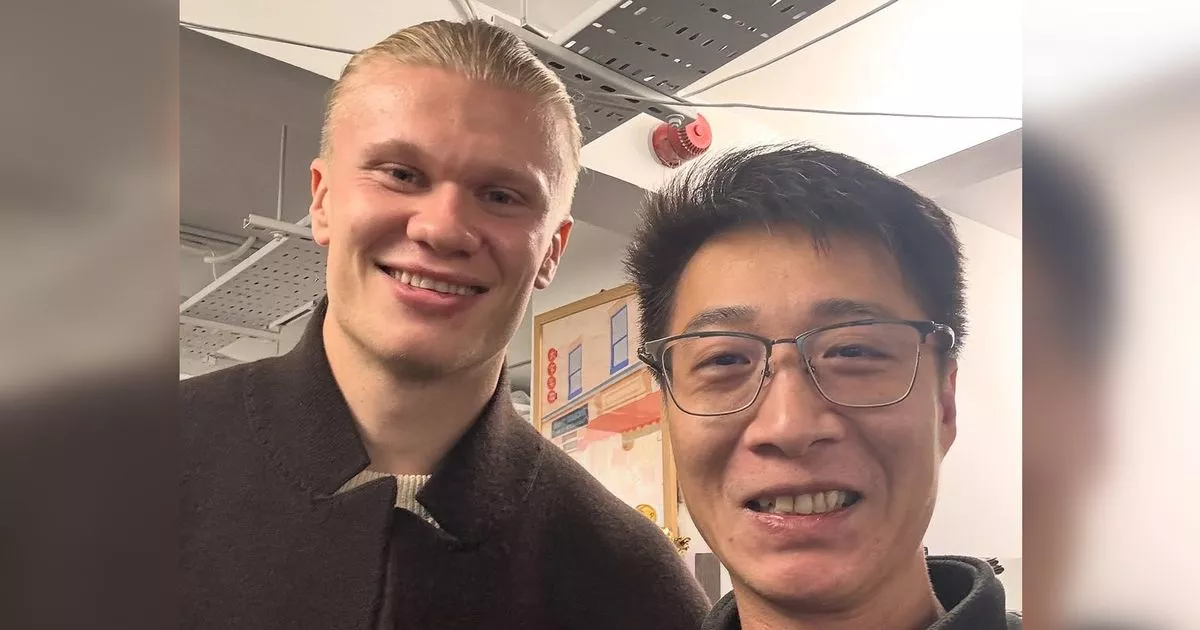 Les propriétaires du restaurant chinois de Manchester déclarent être « sans voix » après la visite d'Erling Haaland. 8 Les propriétaires du restaurant chinois de Manchester déclarent être « sans voix » après la visite d'Erling Haaland. - 7