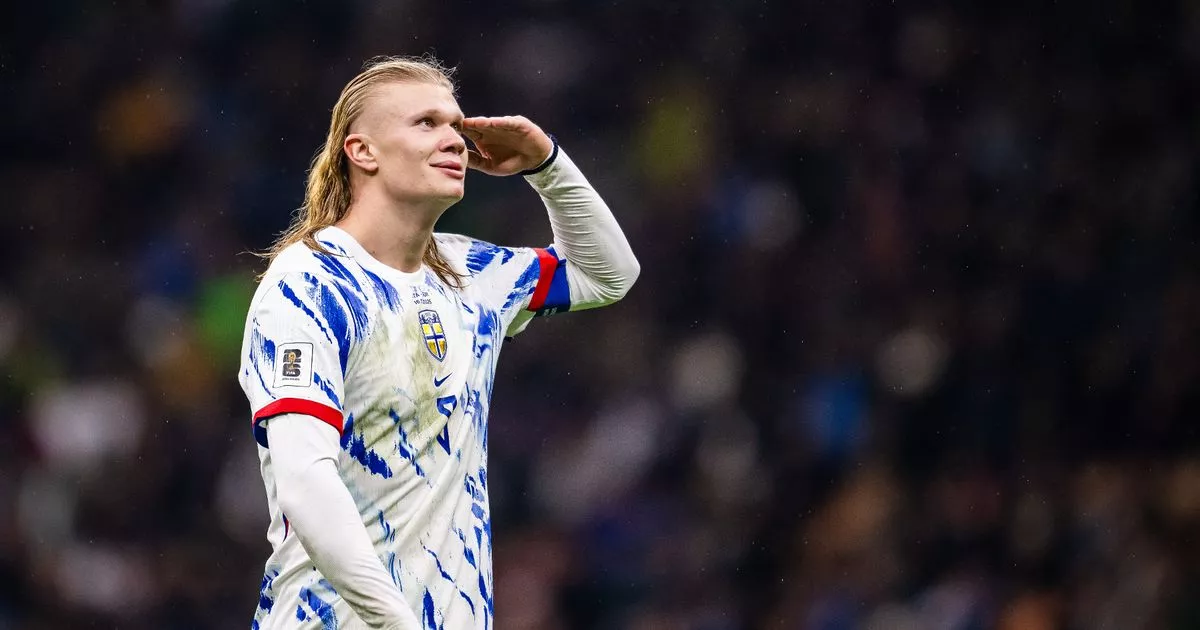 Ce que la star de Man City, Erling Haaland, a fait pendant que la Norvège se qualifiait pour la Coupe du monde. 6 Ce que la star de Man City, Erling Haaland, a fait pendant que la Norvège se qualifiait pour la Coupe du monde. - 5
