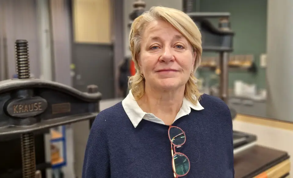 La restauratrice Chiara Palandri s'est rapidement rendu compte que ce petit livre était vraiment unique. Portrett Chiara Palandri.