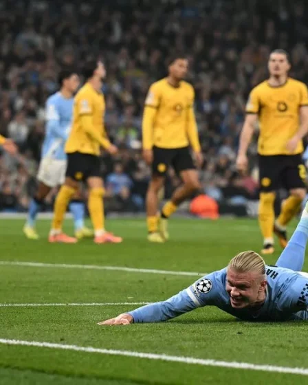 Ce qu'Erling Haaland a fait sans le ballon pour Manchester City a montré que le projet de Pep Guardiola pourrait toucher à sa fin. 2 Ce qu'Erling Haaland a fait sans le ballon pour Manchester City a montré que le projet de Pep Guardiola pourrait toucher à sa fin. - 1
