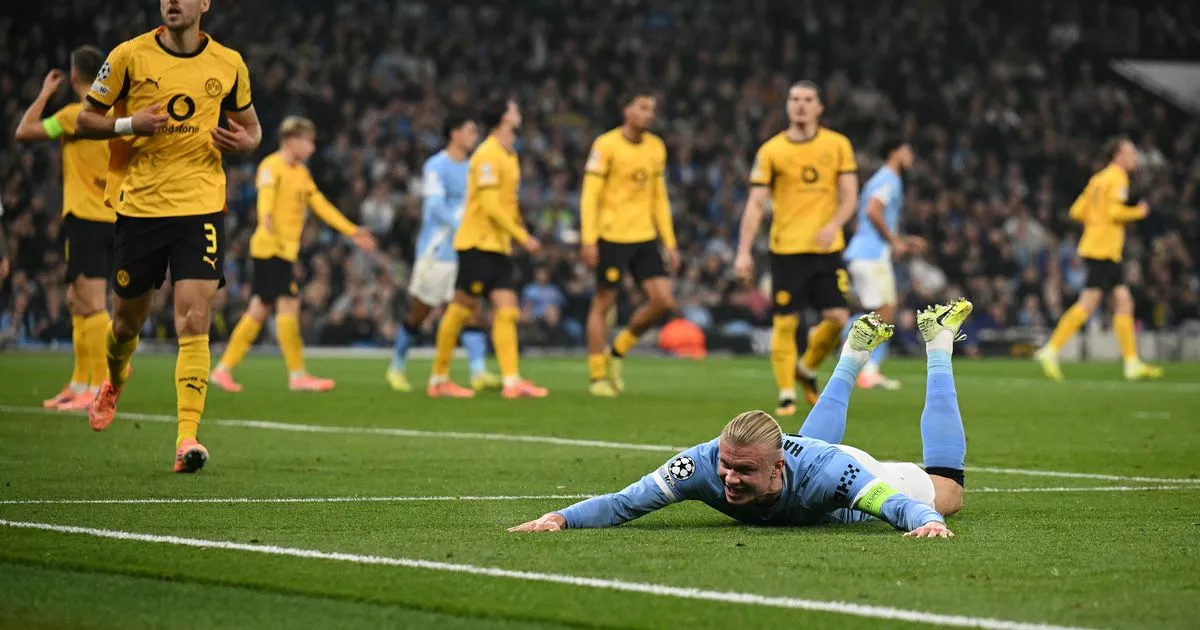 Ce qu'Erling Haaland a fait sans le ballon pour Manchester City a montré que le projet de Pep Guardiola pourrait toucher à sa fin. 6 Ce qu'Erling Haaland a fait sans le ballon pour Manchester City a montré que le projet de Pep Guardiola pourrait toucher à sa fin. - 5