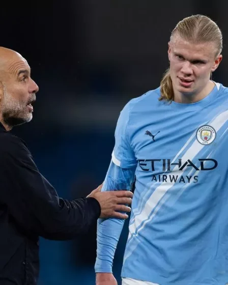 Pep Guardiola s'exprime sur la discussion à pleine time avec Erling Haaland après Man City vs Leeds 2 Pep Guardiola s'exprime sur la discussion à pleine time avec Erling Haaland après Man City vs Leeds - 1
