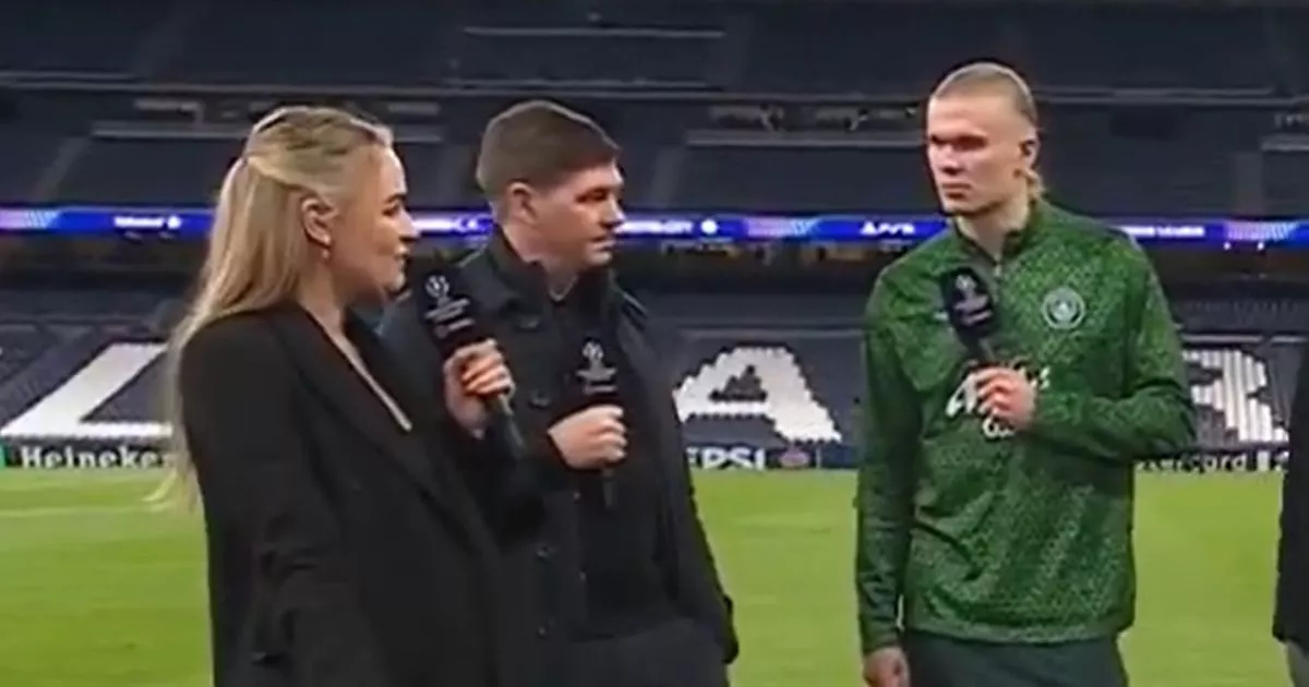Le commentaire audacieux d'Erling Haaland à Laura Woods après la victoire de Man City en dit long sur Arsenal. 8 Le commentaire audacieux d'Erling Haaland à Laura Woods après la victoire de Man City en dit long sur Arsenal. - 7