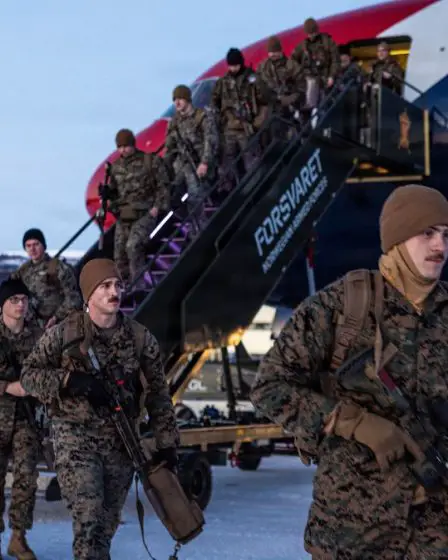 Les Marines se sont envolés pour la Norvège à bord du jet des New England Patriots 14 Les Marines se sont envolés pour la Norvège à bord du jet des New England Patriots - 13