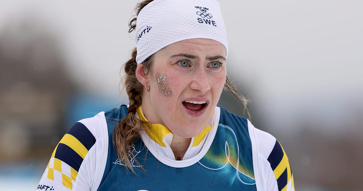 La Norvège remporte le relais féminin 4 x 7,5 km après qu'Ebba Anderson, de Suède, ait couru avec un seul ski 4 La Norvège remporte le relais féminin 4 x 7,5 km après qu'Ebba Anderson, de Suède, ait couru avec un seul ski - 3