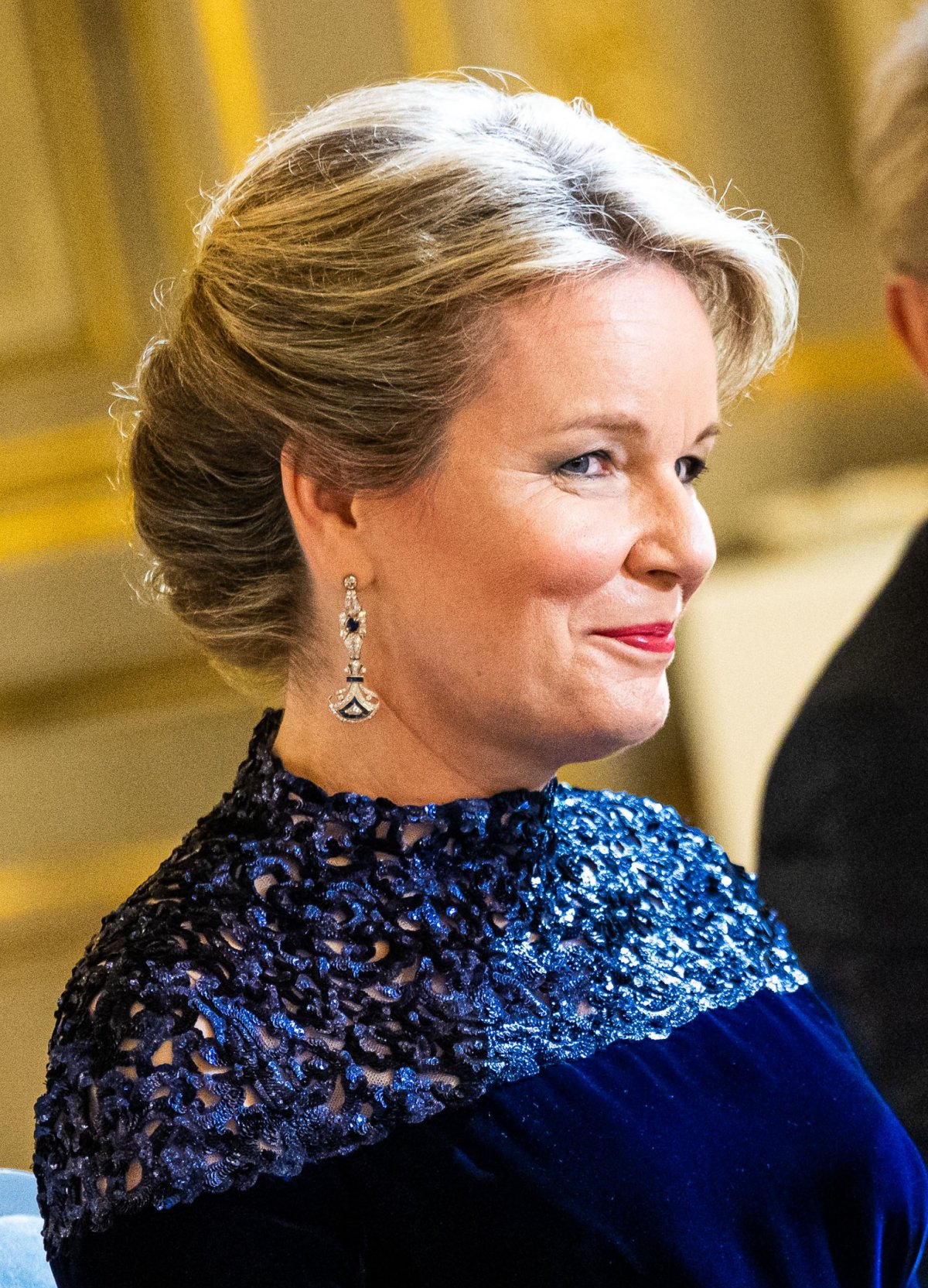 Des saphirs étincelants pour la reine Mathilde en Norvège 29 Le roi et la reine des Belges assistent à un dîner d'État organisé par le président et Mme Macron à l'Élysée à Paris, le 14 octobre 2024 (Ministère des Affaires étrangères, du Commerce extérieur et de la Coopération au développement de la Belgique)