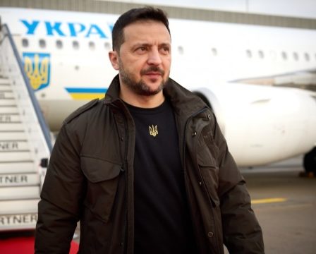 Zelensky arrive en Norvège 12 Zelensky arrive en Norvège - 11
