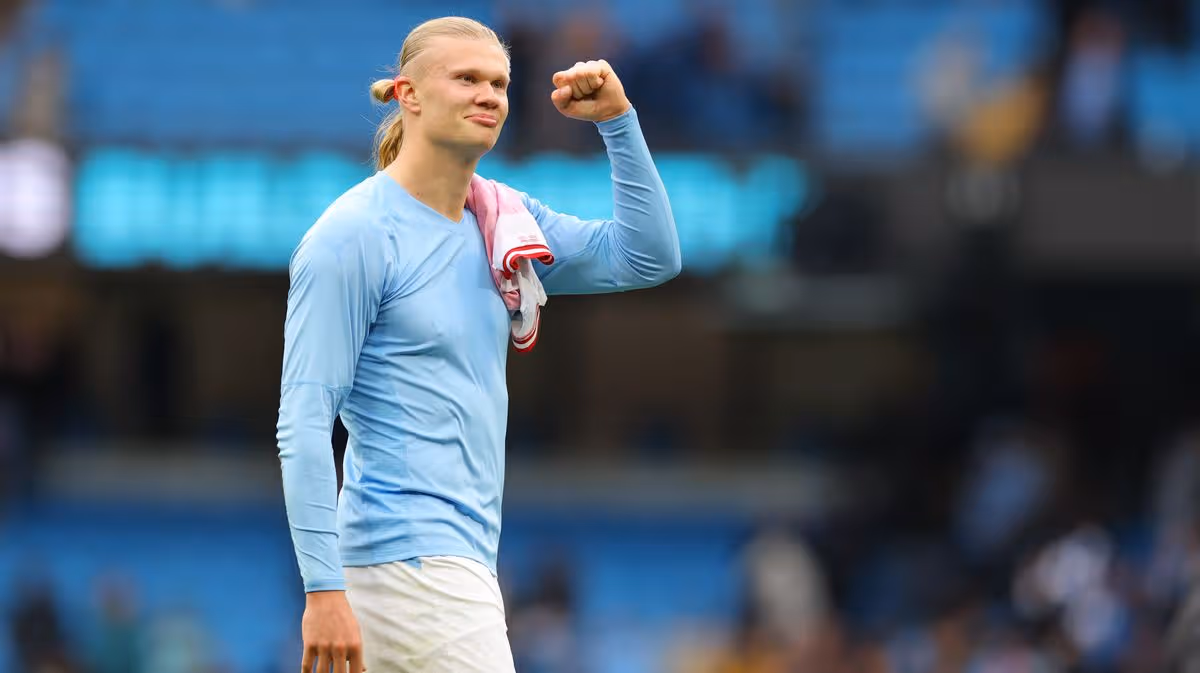 Erling Haaland explique ce qui se passe dans l’esprit de Manchester City dans la course au titre contre Arsenal. 4 Erling Haaland explique ce qui se passe dans l’esprit de Manchester City dans la course au titre contre Arsenal. - 3