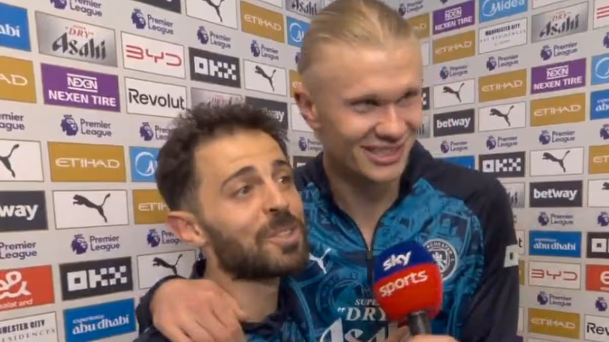 Erling Haaland oblige Sky Sports à s'excuser pour son explosion classée X après la victoire de Man City contre Arsenal 6 Erling Haaland oblige Sky Sports à s'excuser pour son explosion classée X après la victoire de Man City contre Arsenal - 5