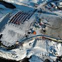 La Baleine de Dorte Mandrup, phase de construction. Image © Tejre Løkke « The Whale » de Dorte Mandrup avance le long de la côte arctique norvégienne - Image 3 sur 11