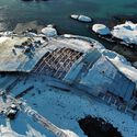 La Baleine de Dorte Mandrup, phase de construction. Image © Tejre Løkke La Baleine de Dorte Mandrup avance le long de la côte arctique norvégienne - Image 4 sur 11