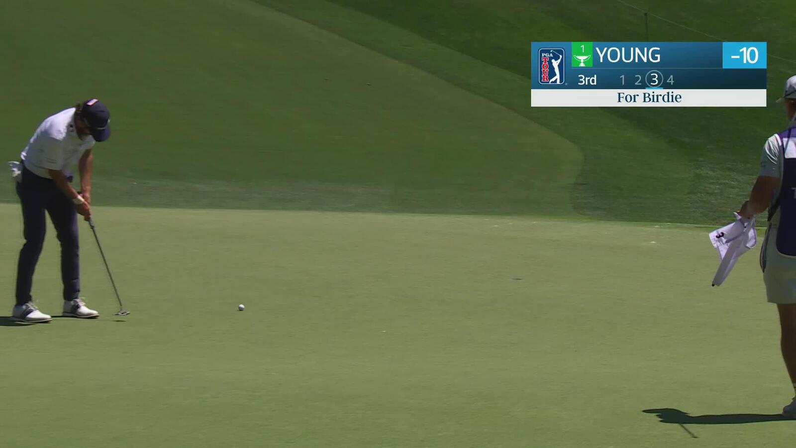 Le Norvégien Kristoffer Reitan s'impose avec deux coups d'avance au Truist Championship et remporte sa première victoire sur le PGA TOUR 19 Cameron Young réalise un birdie au n° 3 du Truist Championship