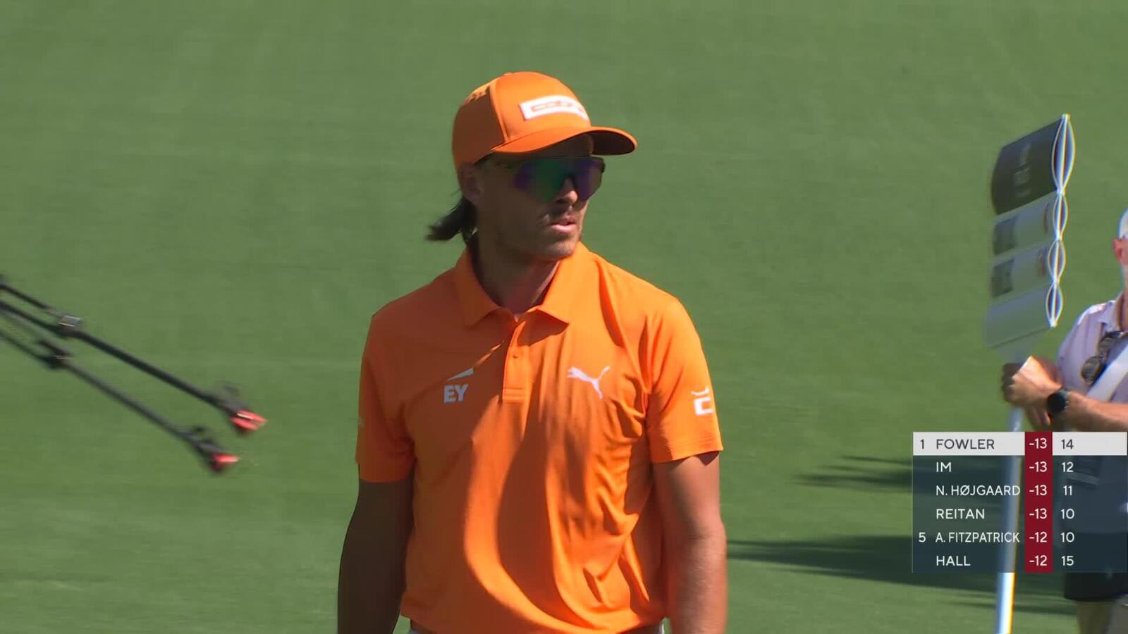 Le Norvégien Kristoffer Reitan s'impose avec deux coups d'avance au Truist Championship et remporte sa première victoire sur le PGA TOUR 18 Rickie Fowler réussit un up-and-down de 22 mètres pour un birdie au n° 15 du Truist Championship