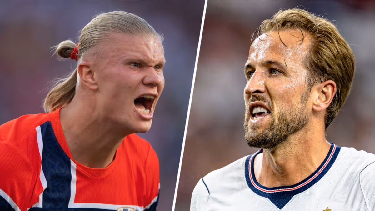 Harry Kane admet Erling Haaland après avoir lancé sa candidature au Soulier d'Or pour la Coupe du Monde. 10 Harry Kane admet Erling Haaland après avoir lancé sa candidature au Soulier d'Or pour la Coupe du Monde. - 9