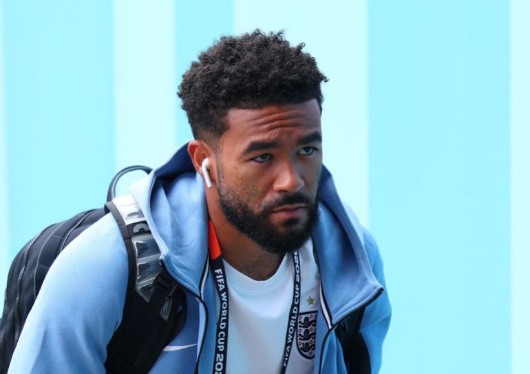 Angleterre - Norvège : tout ce qu’il faut savoir avant le quart de finale de la Coupe du monde de la FIFA | Actualités de la Coupe du monde 2026 16 L'Anglais Reece James arrive au stade avant le match