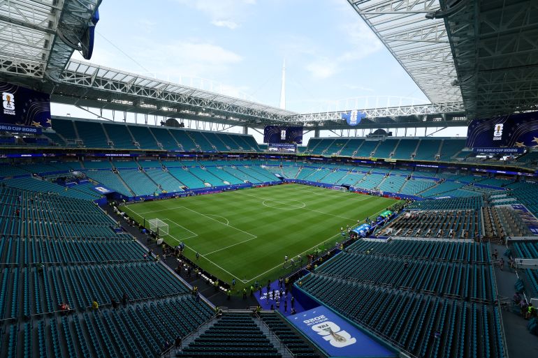 Angleterre - Norvège : tout ce qu’il faut savoir avant le quart de finale de la Coupe du monde de la FIFA | Actualités de la Coupe du monde 2026 15 Vue d'ensemble à l'intérieur du Miami Stadium avant le match
