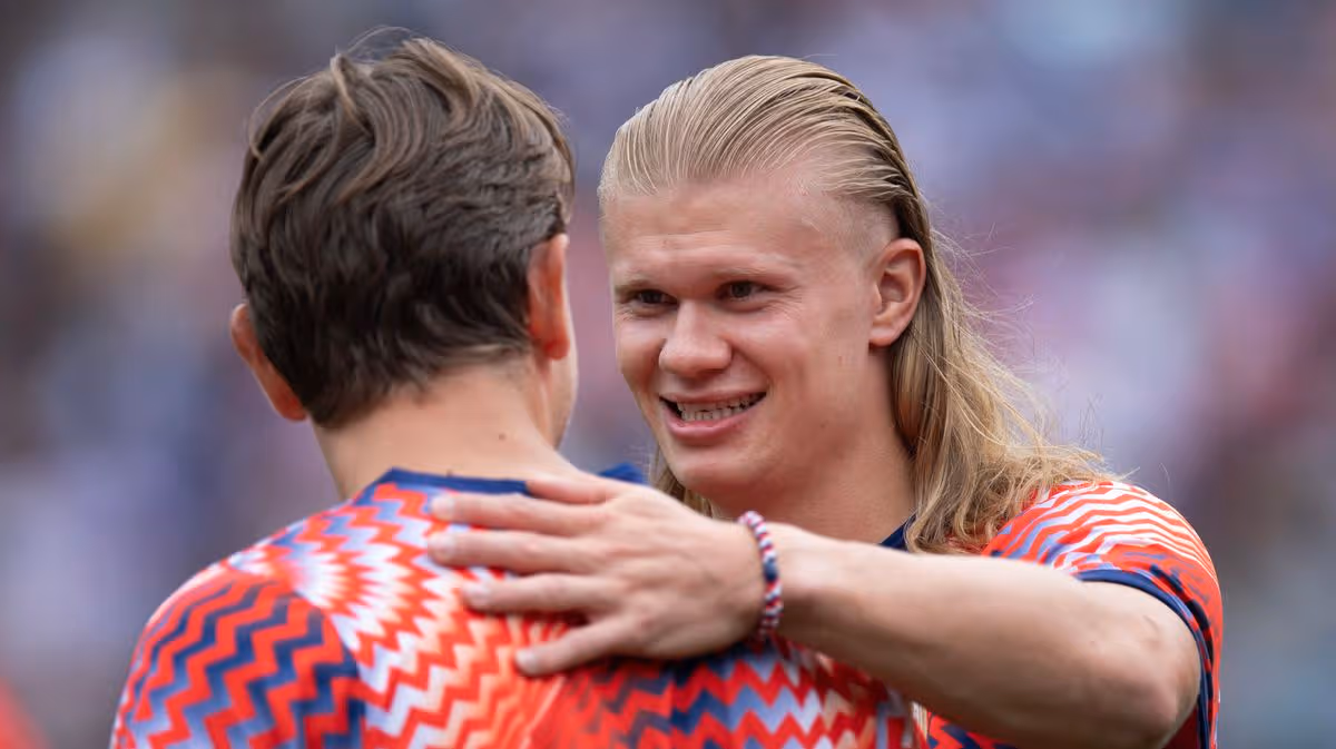 La star de Man City, Erling Haaland, révèle son vrai visage avec Kylian Mbappé et Rayan Cherki. 6 La star de Man City, Erling Haaland, révèle son vrai visage avec Kylian Mbappé et Rayan Cherki. - 5