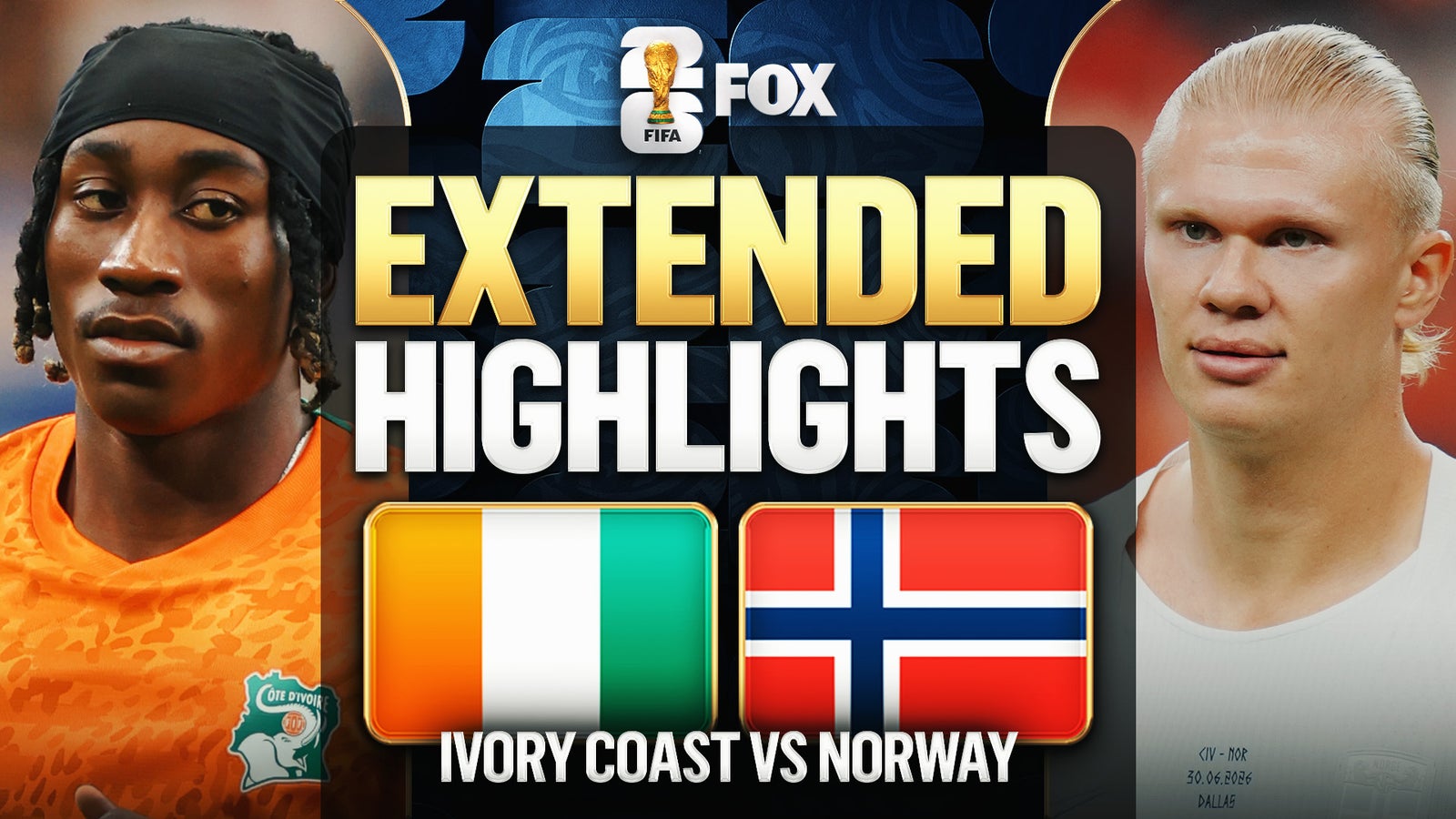 Haaland tient ses promesses ! 4 points à retenir de la victoire historique de la Norvège face à la Côte d’Ivoire 10 Côte d'Ivoire - Norvège : temps forts complets 🌎🏆 Coupe du Monde de la FIFA 2026™ | Seizièmes de finale